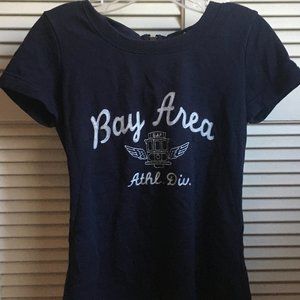 Interesting Bay Area top w/zipper down the back